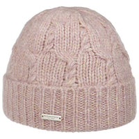Thumbnail for Seeberger Silja Umschlagmütze Strickmütze Damenmütze Wintermütze (One Size - Altrosa) im Sale