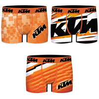 Thumbnail for KTM by Freegun Boxershorts für Herren Unterwäsche Polyester Pant Men´s Boxer 3 er Pack, Bekleidungsgröße:M, Modelle:Set 1 im Sale