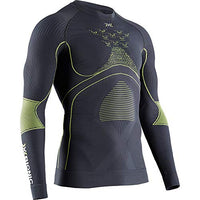 Thumbnail for X-Bionic Herren Energy Accumulator 4.0 Round Neck Long Sleeves Men T Shirt, G099 Charcoal/Yellow, EU im Sale