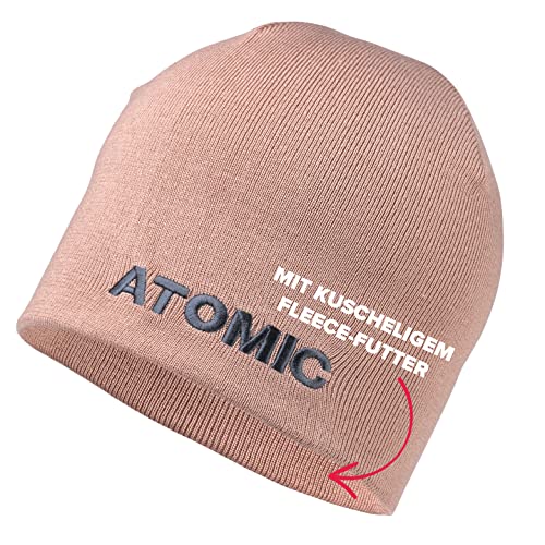 ATOMIC ALPS BEANIE - Dusty Rose - Mütze für Herren & Damen - Weiche & atmungsaktive Mützen - Warme Wintermütze aus hautsympathischem Material - Bequeme & schlichte Fleece-Mütze im Sale