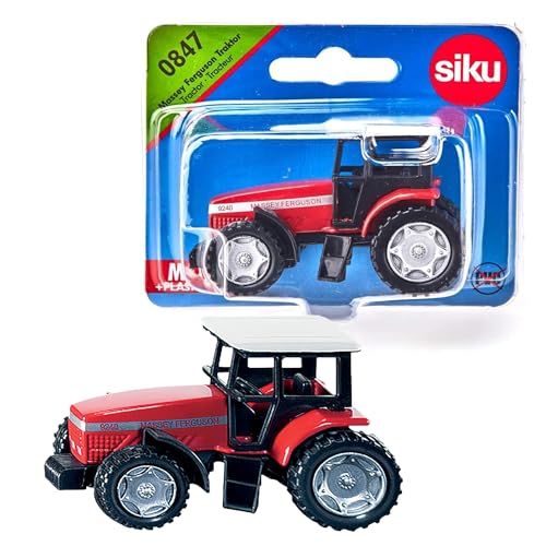Siku 0847, Massey-Ferguson Traktor, Metall/Kunststoff, rot, Spielzeugtraktor für Kinder im Sale