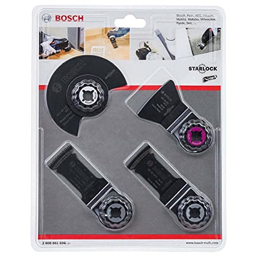 Bosch Accessories Professional 4-piece base and installation set for multi-tools (Starlock, multi-tool accessories) on sale