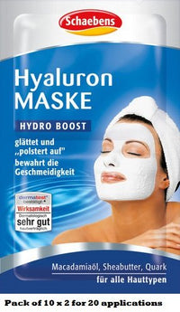 Thumbnail for Schaebens Hyaluron-Maske – 10er-Packung – 10 x 2 x 5 ml für 20 Anwendungen im Sale