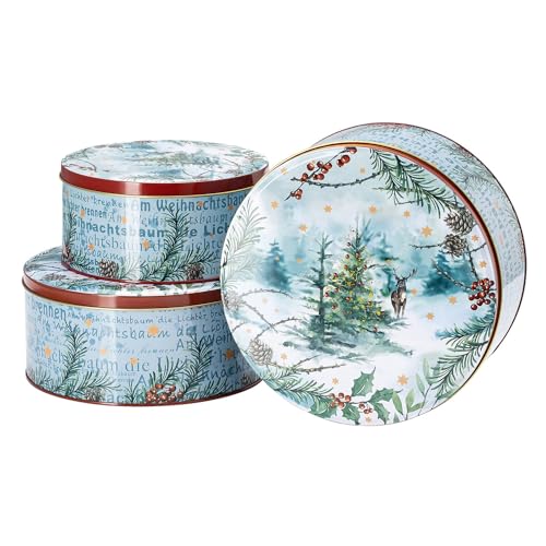 Hutschenreuther Sammelserie 2023 Am Weihnachtsbaum.. Set 3 Plätzchendosen im Sale
