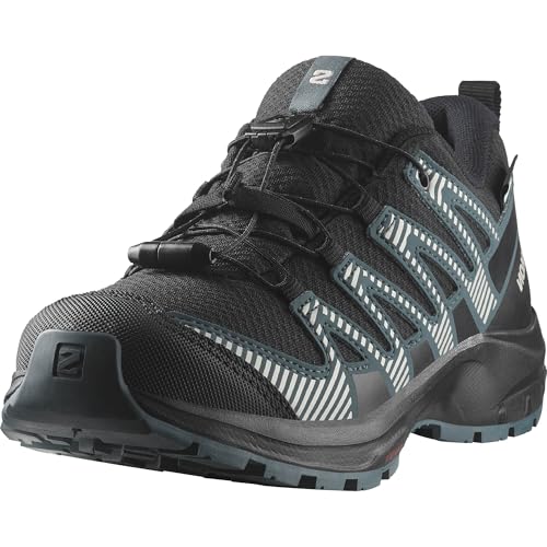 Salomon XA Pro V8 Climasalomon Waterproof Unisex Kids Hiking and Running Shoes, Precise fit, All-terrain grip, and Sporty look, Black, 12-K im Sale