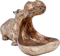 Thumbnail for Kare Design Deko Figur Hungry Hippo, Gold, Deko Objekt, Nilpferd, Vintage, 17x15x27 cm (H/B/T) im Sale