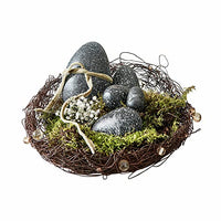 Thumbnail for Loberon Deko-Nest Walbert, von Hand Geformt, mit Glasperlen verziert, Individuell zu Dekorieren, Ostern, Osternest, Osterdekoration, Eisen, braun/anthrazit im Sale