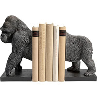 Thumbnail for Kare Design Buchstütze Gorilla (2/Set), Zweiteilige Buchstütze, Tierfigur, AFFE, Schwarz, Artikelhöhe 24,8cm im Sale