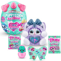 Thumbnail for Rainbocorns Puppycorn Bow Surprise Serie 5, Husky - Plüsch zum Sammeln - 5 Lagen voller Überraschungen, Herz zum Herausnehmen und Aufdecken, Sticker, Schleim, ab 3 Jahren (Husky) im Sale