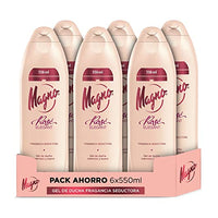 Thumbnail for Magno Rose Gel de Ducha, con Aceite de Almendra, Fragancia con Toques Silvestres y Hierbas Aromáticas, 6uds de 550ml (3.300ml) im Sale