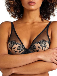 Thumbnail for Aubade Women's LOVESSENCE_RMF12 Full Coverage Bra, Noir, 85C
