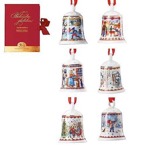 Set 6 Miniglocken im Setzkasten im Sale