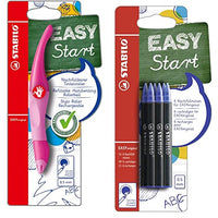 Thumbnail for STABILO Stifte-Set - Ergonomischer Tintenroller für Rechtshänder - EASYoriginal in pink hell, dunkel - blau (löschbar) - inkl. Patrone & Tintenpatronen - EASYoriginal Refill - medium - 6er Pack im Sale