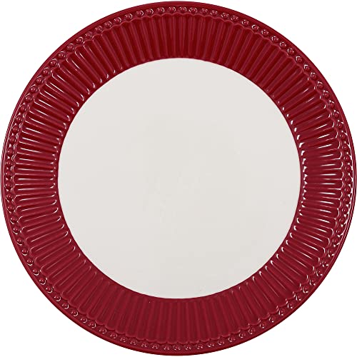 Greengate STWPLAAALI3206 Alice breakfast plate claret red 23 cm (1 piece) on sale