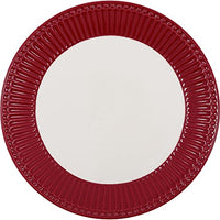 Thumbnail for Greengate STWPLAAALI3206 Alice breakfast plate claret red 23 cm (1 piece) on sale
