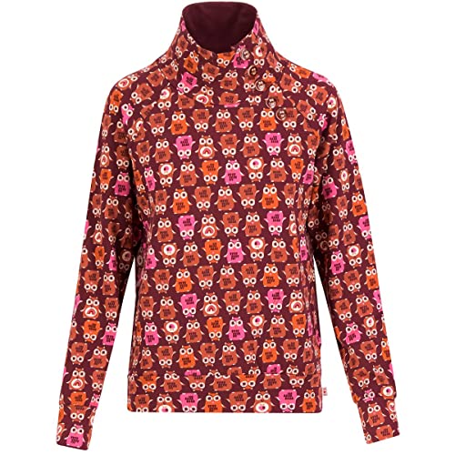 Blutsgeschwister Damen Oh So Nett Pullover, Happy Rainbow owl, im Sale