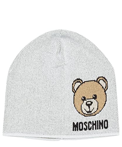 Moschino Damen Teddy Mütze Grigio im Sale