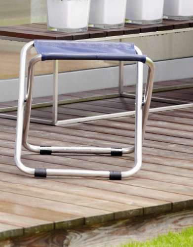 Jan Kurtz 445021 Hocker Chico, Alu im Sale