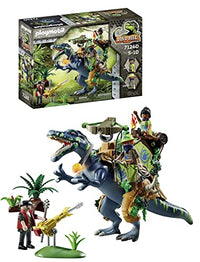 Thumbnail for PLAYMOBIL Dino Rise 71260 Spinosaurus, Dinosaur with Removable Armor and Large Swiveling Cannon, Toy for Children Ages 5 and Up on Sale