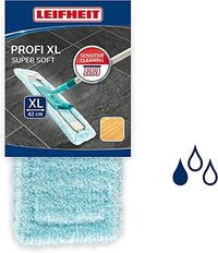 Thumbnail for Leifheit mop cover Profi super soft for sensitive floors, floor mop replacement cover with special fibers, mop replacement cover for minimal water absorption, ideal for parquet, laminate and cork on sale