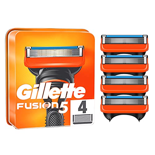 Gillette Fusion 5 Rasierklingen, 4 Ersatzklingen für Nassrasierer Herren mit 5-fach Klinge im Sale