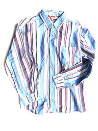 Thumbnail for Catimini Blue Paiting Jungen Hemd, blau gestreift C112024 (10a-140) im Sale