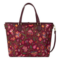 Thumbnail for Oilily Haley Handbag Joy Flowers Chocolate im Sale