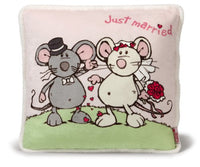 Thumbnail for NICI 36759 - Bedruckt und quadratische Kissen Mauspärchen, 35 x 35 cm im Sale