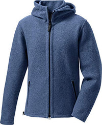 Thumbnail for Mufflon Herren Wolljacke Mu- Joe W100 mit Kapuze und Stehkragen nachtblau - im Sale