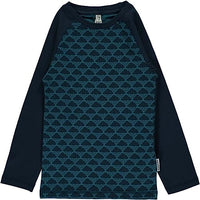 Thumbnail for Maxomorra Raglan-Langarmshirt Slim Wolken-110/116 im Sale