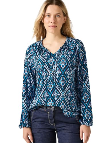 CECIL Damen B345128 Bedruckte Bluse, Vanilla White,  EU im Sale