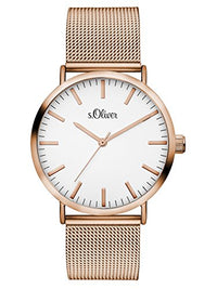 Thumbnail for s.Oliver women's analog quartz watch with stainless steel bracelet SO-3146-MQ on sale