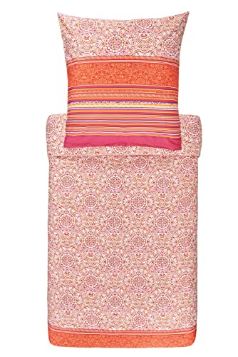 Bassetti Mako satin bed linen set Arona color red R1 on sale