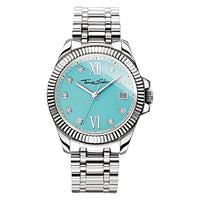Thumbnail for Thomas Sabo Damen Armbanduhr Analog Mechanik Edelstahl WA0317-201-215-33 im Sale