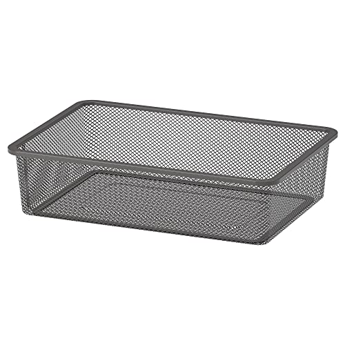 Ikea TROFAST mesh storage box 42x30x10cm dark grey on sale