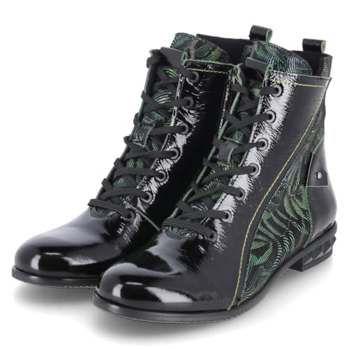 Simen women's ankle boots black patent leather, on sale