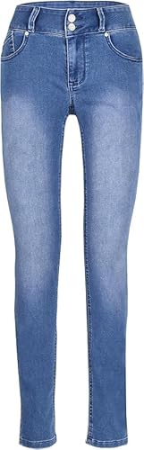 Buena Vista Women's Sweat Denim Tummyless (as3, Alpha, l, Regular, Regular, middel Blue) on sale