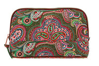 Thumbnail for Oilily Helena Paisley Cosmetic Bag M Cypress
