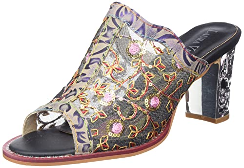 Laura Vita Damen Ledao 07 Mule, Schwarz, 37 EU im Sale