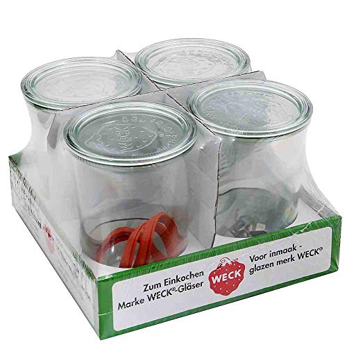 Weck, Glas, Durchsichtig im Sale