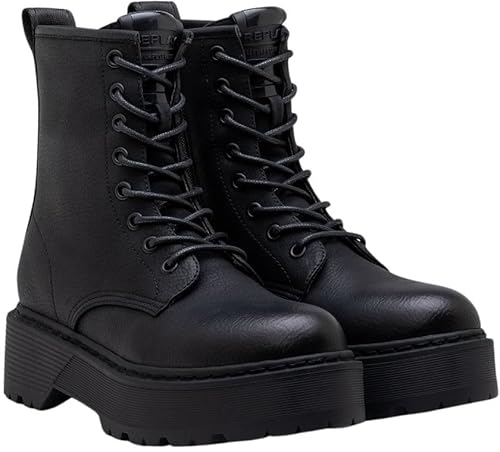 REPLAY Damen Mid Boot Stiefel Chunky, Schwarz (Black 003), 37 im Sale