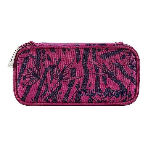 coocazoo Federmäppchen PencilDenzel „WWF Anemone-Trail“ rosa, Schlamperetui, Geodreieckfach, Stundenplanfach, herausnehmbarer Stiftehalter, zusätzliches Reißverschlussfach im Sale