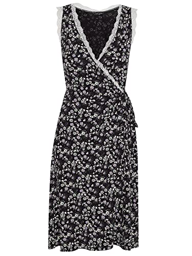 Vive Maria Midnight Flower Damen Wickelkleid schwarz Allover, im Sale