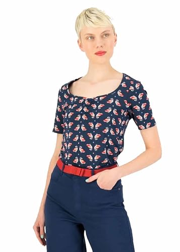 Blutsgeschwister T-Shirt Balconnet Féminin (as3, Alpha, x_l, Regular, Regular, Chirping Bird) on sale