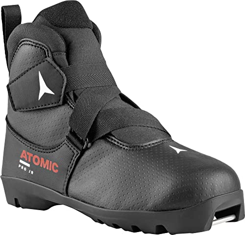 ATOMIC Pro Jr Schwarz/Rot Skischuhe, Negro y Rojo, 33 EU