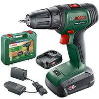 Thumbnail for Bosch cordless screwdriver UniversalDrill 18V (2 batteries, 18 Volt system, in case) on sale