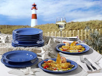 Thumbnail for Friesland Ammerland Blue table set 12 pieces dinner plate + soup plate
