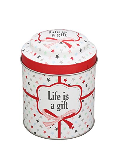 Krasilnikoff - Dose - rund Life is a Gift im Sale