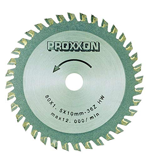 Proxxon 28732 Kreissägeblatt hartmetall-bestückt Zähne Ø80mm Bohrung Ø10mm im Sale