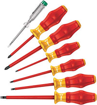 Thumbnail for Wera 1160i/1165i/7 Schraubendrehersatz Kraftform Comfort VDE + Spannungsprüfer, 7-teilig, 05031576001 im Sale